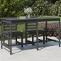 vidaXL Tavolo da Giardino Grigio 203,5x90x110cm Legno Massello di Pino vidaXL Tavolo da Giardino Grigio 203,5x90x110cm Legno Massello di Pino