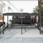 vidaXL Tavolo da Giardino Grigio 203,5x90x110cm Legno Massello di Pino vidaXL Tavolo da Giardino Grigio 203,5x90x110cm Legno Massello di Pino