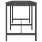 vidaXL Tavolo da Giardino Grigio 203,5x90x110cm Legno Massello di Pino vidaXL Tavolo da Giardino Grigio 203,5x90x110cm Legno Massello di Pino