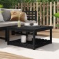 vidaXL Tavolo da Giardino Nero 82,5x82,5x45 cm Legno Massello di Pino vidaXL Tavolo da Giardino Nero 82,5x82,5x45 cm Legno Massello di Pino