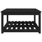 vidaXL Tavolo da Giardino Nero 82,5x82,5x45 cm Legno Massello di Pino vidaXL Tavolo da Giardino Nero 82,5x82,5x45 cm Legno Massello di Pino