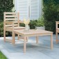 vidaXL Tavolo da Giardino 82,5x82,5x45 cm in Legno Massello di Pino vidaXL Tavolo da Giardino 82,5x82,5x45 cm in Legno Massello di Pino