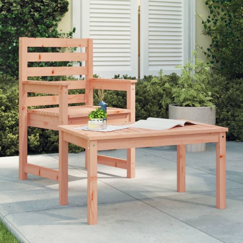 vidaXL Tavolo da Giardino 82,5x50,5x45 cm in Legno Massello di Pino vidaXL Tavolo da Giardino 82,5x50,5x45 cm in Legno Massello di Pino
