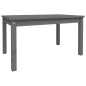 vidaXL Tavolo da Giardino Grigio 82,5x50,5x45 cm Legno Massello Pino