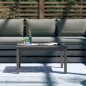 vidaXL Tavolo da Giardino Grigio 82,5x50,5x45 cm Legno Massello Pino