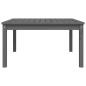 vidaXL Tavolo da Giardino Grigio 82,5x82,5x45 cm Legno Massello Pino