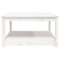vidaXL Tavolo da Giardino Bianco 82,5x82,5x45cm Legno Massello di Pino vidaXL Tavolo da Giardino Bianco 82,5x82,5x45cm Legno Massello di Pino