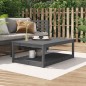 vidaXL Tavolo da Giardino Grigio 121x82,5x45 cm Legno Massello di Pino vidaXL Tavolo da Giardino Grigio 121x82,5x45 cm Legno Massello di Pino