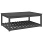 vidaXL Tavolo da Giardino Grigio 121x82,5x45 cm Legno Massello di Pino vidaXL Tavolo da Giardino Grigio 121x82,5x45 cm Legno Massello di Pino
