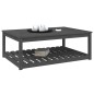 vidaXL Tavolo da Giardino Grigio 121x82,5x45 cm Legno Massello di Pino vidaXL Tavolo da Giardino Grigio 121x82,5x45 cm Legno Massello di Pino