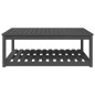 vidaXL Tavolo da Giardino Grigio 121x82,5x45 cm Legno Massello di Pino vidaXL Tavolo da Giardino Grigio 121x82,5x45 cm Legno Massello di Pino