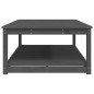 vidaXL Tavolo da Giardino Grigio 121x82,5x45 cm Legno Massello di Pino vidaXL Tavolo da Giardino Grigio 121x82,5x45 cm Legno Massello di Pino