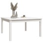 vidaXL Tavolo da Giardino Bianco 82,5x82,5x45cm Legno Massello di Pino