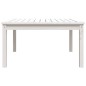 vidaXL Tavolo da Giardino Bianco 82,5x82,5x45cm Legno Massello di Pino