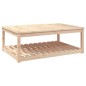 vidaXL Tavolo da Giardino 121x82,5x45 cm in Legno Massello di Pino vidaXL Tavolo da Giardino 121x82,5x45 cm in Legno Massello di Pino