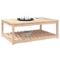 vidaXL Tavolo da Giardino 121x82,5x45 cm in Legno Massello di Pino vidaXL Tavolo da Giardino 121x82,5x45 cm in Legno Massello di Pino