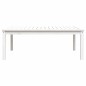 vidaXL Tavolo da Giardino Bianco 121x82,5x45 cm Legno Massello di Pino vidaXL Tavolo da Giardino Bianco 121x82,5x45 cm Legno Massello di Pino