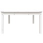 vidaXL Tavolo da Giardino Bianco 121x82,5x45 cm Legno Massello di Pino vidaXL Tavolo da Giardino Bianco 121x82,5x45 cm Legno Massello di Pino