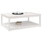 vidaXL Tavolo da Giardino Bianco 121x82,5x45 cm Legno Massello di Pino vidaXL Tavolo da Giardino Bianco 121x82,5x45 cm Legno Massello di Pino