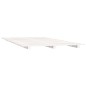 vidaXL Giroletto Bianco 120x200 cm in Legno Massello di Pino vidaXL Giroletto Bianco 120x200 cm in Legno Massello di Pino