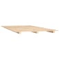vidaXL Giroletto 100x200 cm in Legno Massello di Pino vidaXL Giroletto 100x200 cm in Legno Massello di Pino
