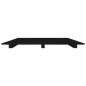 vidaXL Giroletto Nero 120x190 cm Legno Massello di Pino vidaXL Giroletto Nero 120x190 cm Legno Massello di Pino