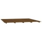vidaXL Giroletto Marrone Miele 200x200 cm in Legno Massello di Pino vidaXL Giroletto Marrone Miele 200x200 cm in Legno Massello di Pino