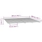 vidaXL Giroletto Marrone Miele 200x200 cm in Legno Massello di Pino vidaXL Giroletto Marrone Miele 200x200 cm in Legno Massello di Pino