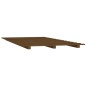 vidaXL Giroletto Miele 75x190 cm in Legno Massello di Pino vidaXL Giroletto Miele 75x190 cm in Legno Massello di Pino