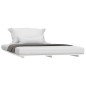 vidaXL Giroletto Bianco 135x190 cm Legno Massello di Pino vidaXL Giroletto Bianco 135x190 cm Legno Massello di Pino