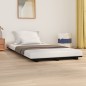 vidaXL Giroletto Nero 90x190 cm in Legno Massello di Pino