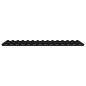 vidaXL Giroletto Nero 135x190 cm Legno Massello di Pino vidaXL Giroletto Nero 135x190 cm Legno Massello di Pino