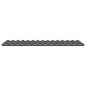 vidaXL Giroletto Grigio 140x190 cm in Legno Massello di Pino vidaXL Giroletto Grigio 140x190 cm in Legno Massello di Pino