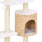 Albero per Gatti con Tiragraffi in Sisal Seagrass Albero per Gatti con Tiragraffi in Sisal Seagrass