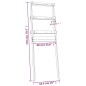 vidaXL Rastrelliera da Bagno Grigia 63,5x32x179 cm Legno Massello Pino vidaXL Rastrelliera da Bagno Grigia 63,5x32x179 cm Legno Massello Pino
