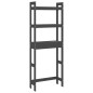 vidaXL Rastrelliera da Bagno Grigia 63x26x171 cm Legno Massello Pino vidaXL Rastrelliera da Bagno Grigia 63x26x171 cm Legno Massello Pino