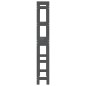 vidaXL Rastrelliera da Bagno Grigia 63x26x171 cm Legno Massello Pino vidaXL Rastrelliera da Bagno Grigia 63x26x171 cm Legno Massello Pino
