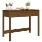 vidaXL Scrivania con Cassetti Miele 100x50x78 cm Legno Massello Pino