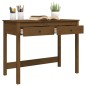 vidaXL Scrivania con Cassetti Miele 100x50x78 cm Legno Massello Pino