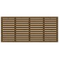 vidaXL Testiera da Parete Miele 206x3x91,5cm in Legno Massello di Pino
