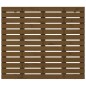 vidaXL Testiera da Parete Miele 126x3x91,5cm in Legno Massello di Pino vidaXL Testiera da Parete Miele 126x3x91,5cm in Legno Massello di Pino