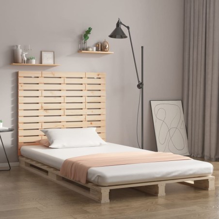 vidaXL Testiera da Parete 81x3x91,5 cm in Legno Massello di Pino