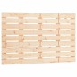 vidaXL Testiera da Parete 106x3x63 cm in Legno Massello di Pino