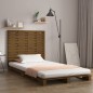 vidaXL Testiera da Parete Miele 141x3x91,5cm in Legno Massello di Pino
