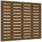 vidaXL Testiera da Parete Miele 141x3x91,5cm in Legno Massello di Pino