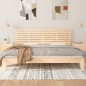 vidaXL Testiera da Parete 206x3x63 cm in Legno Massello di Pino vidaXL Testiera da Parete 206x3x63 cm in Legno Massello di Pino