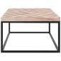 Tavolino da Caffè 110x60x37 cm in Legno Massello Tavolino da Caffè 110x60x37 cm in Legno Massello