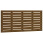 vidaXL Testiera da Parete Miele 126x3x63 cm in Legno Massello di Pino vidaXL Testiera da Parete Miele 126x3x63 cm in Legno Massello di Pino
