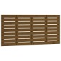 vidaXL Testiera da Parete Miele 156x3x63 cm in Legno Massello di Pino vidaXL Testiera da Parete Miele 156x3x63 cm in Legno Massello di Pino