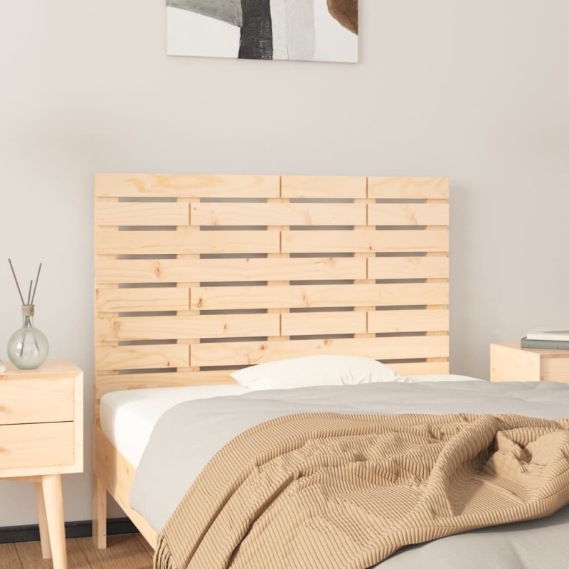 vidaXL Testiera da Parete 81x3x63 cm in Legno Massello di Pino vidaXL Testiera da Parete 81x3x63 cm in Legno Massello di Pino